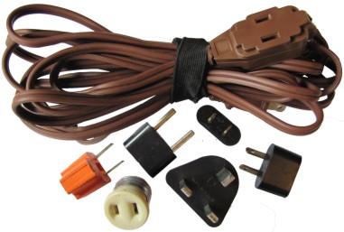 Photo Extension cord and plugs